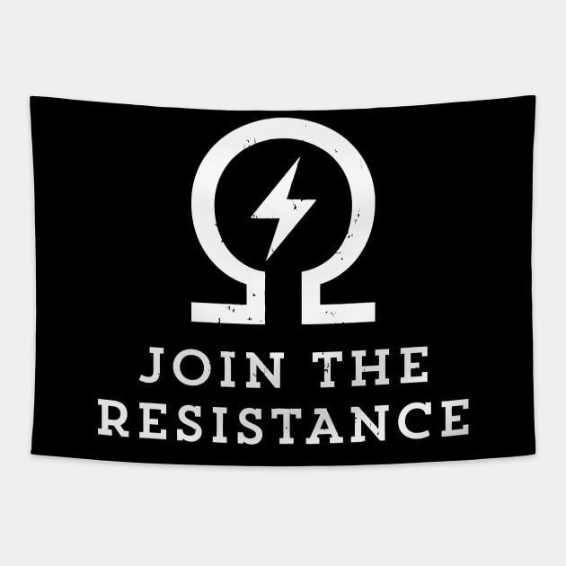 Join The Resistance Vape Ohm Tapestry by tanambos