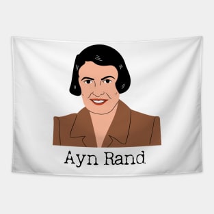 Ayn Rand T Shirt Tapestry