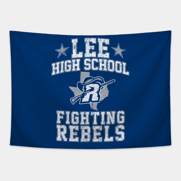 Lee High School Fighting Rebels (Dazed and Confused) Tapestry by huckblade