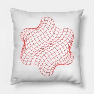 black and red Pillow