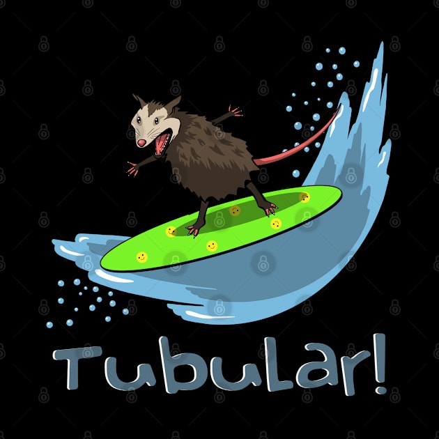 Surfing opossum tubular by Simmerika