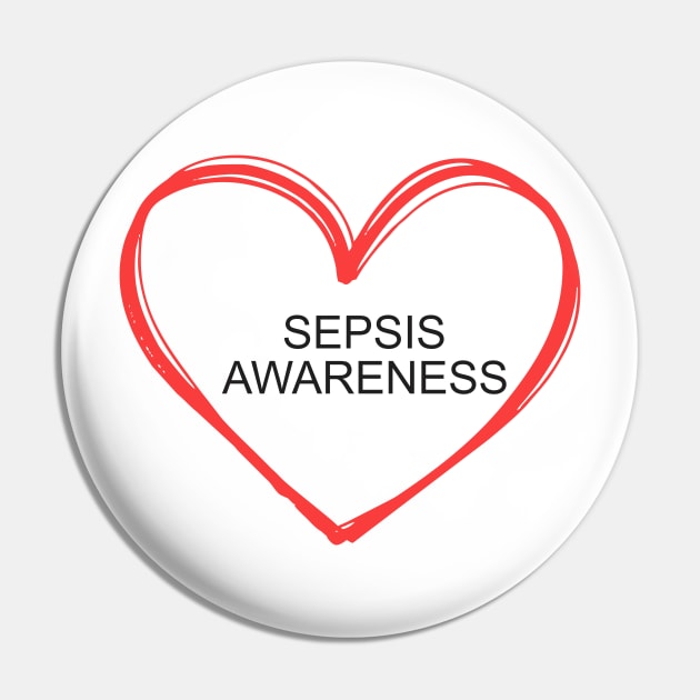 sepsis awareness Pin by Vortex.Merch