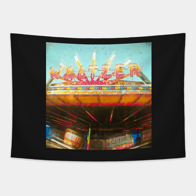 Spinning Cars Tapestry by Cassia