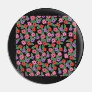 Floral pattern with light pink background Pin