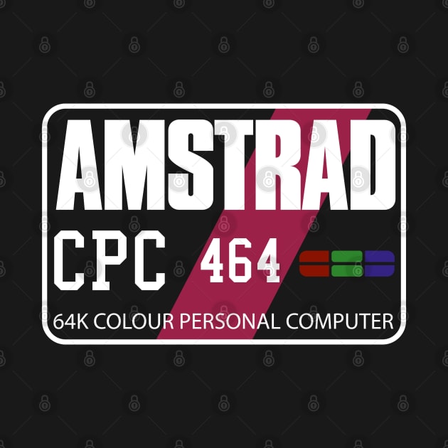 Retro Computer Games Amstrad CPC 464 Personal Computer by Meta Cortex