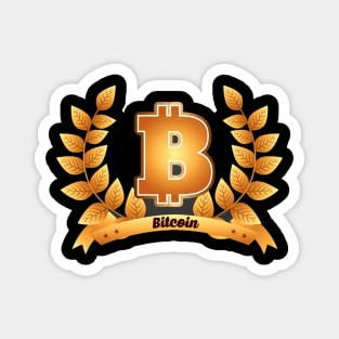 Bitcoin Crypto Logo Magnet