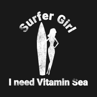 Surfer Girl T-Shirt Sweater Hoodie Phone Case Coffee Mug Tablet Case Tee Birthday Gift T-Shirt