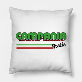 Campania, Italia // Retro Italian Region Design Pillow