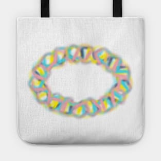 Colorful Ringed Circle Tote