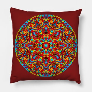 Abstract Mandala Pillow