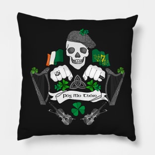 Irish Celtic Punk Rock Pillow