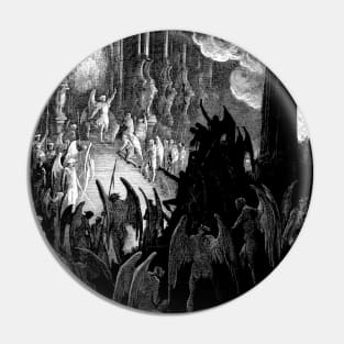 Court of devil Hell dore Pin