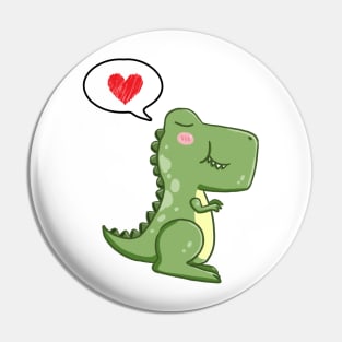 A Cute Baby Godzilla Pin