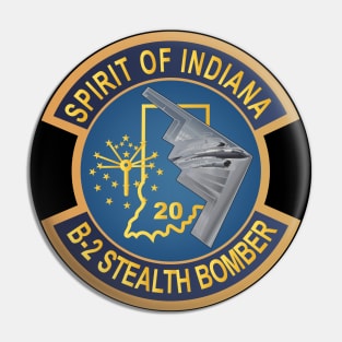 B2 - Spirit of Indiana - Stealth Bomber wo Txt Pin