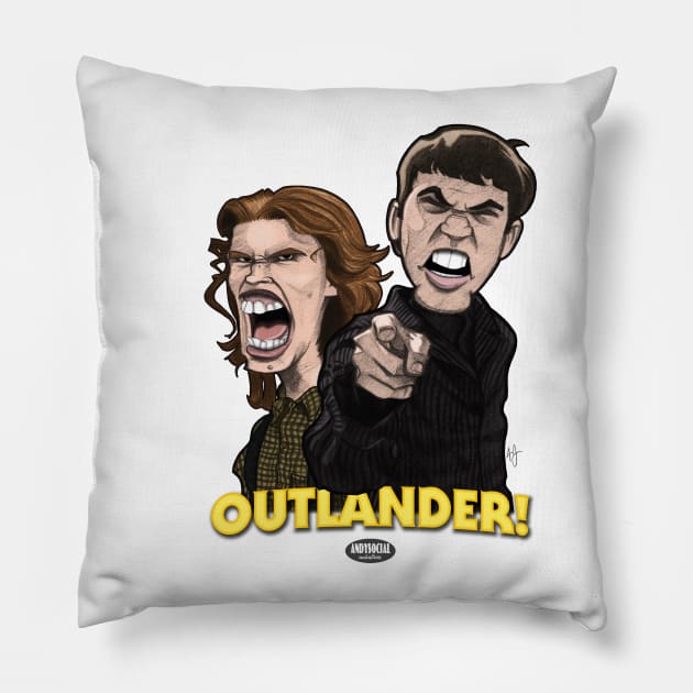 Isaac & Malachi Pillow by AndysocialIndustries