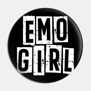 Emo Girl Pin
