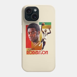 Retro Oscar Robertson Basketball Card Phone Case