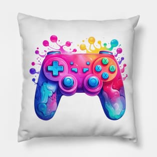 Retro Melting Gamepad #2 Pillow