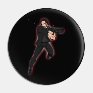 John Wick anime Pin