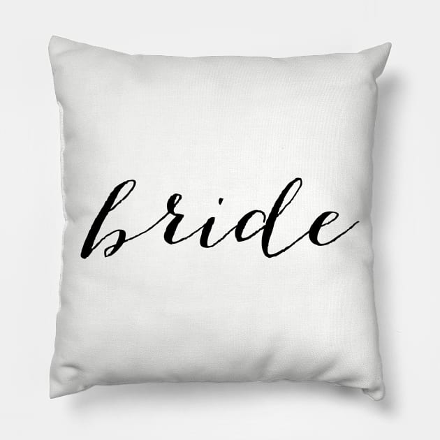 bride Pillow by nerdalrt