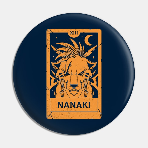 Nanaki Tarot Card Pin by Alundrart