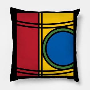 Abstract Color Crayon Pillow