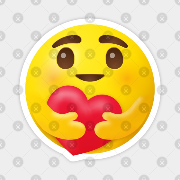 Care emoji Magnet by Vilmos Varga