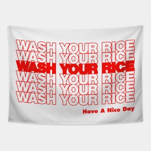 Wash Your Rice Tapestry