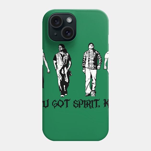 Spirit Kid (b/w) Phone Case by BradyRain