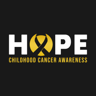 HOPE CANCER AWARENESS GOLD RIBBON T-Shirt