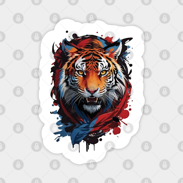 Tiger head Magnet by Kicosh