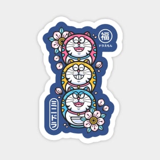 Daruma Totem Mini-Dora Magnet