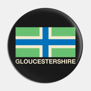 Gloucestershire County Flag - England Pin