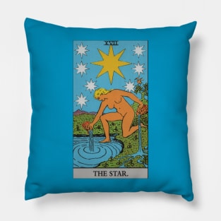 The Star Tarot Card Pillow