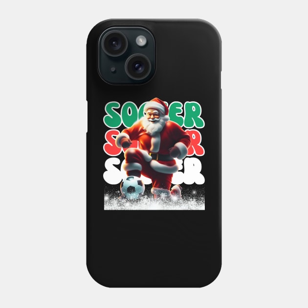 Soccer Christmas Tree Xmas Player Boys Girls Men Women Phone Case by click2print