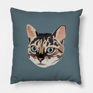 Cute Bengal Cat Pillow