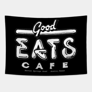 Good Eats Cafe, Austin,Texas 1980s Tapestry