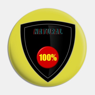 natural beauty 100% Pin