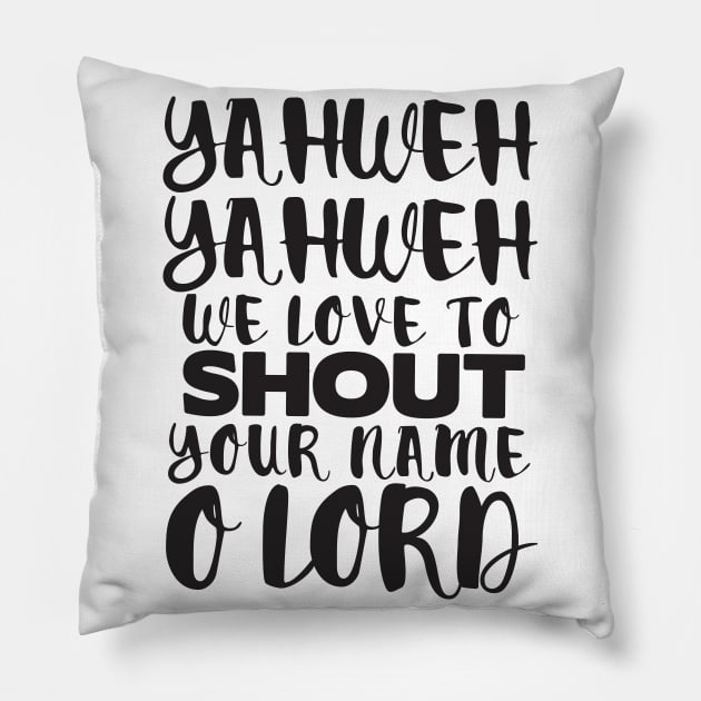 Yahweh Pillow by Plushism