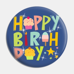 Happy Birthday Pin