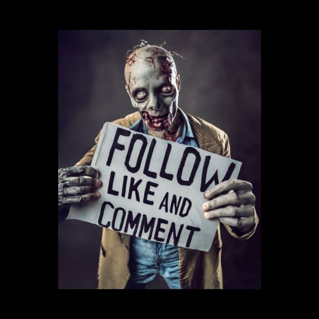 Social Media Influencer Zombie - The Digital Apocalypse by Soulphur Media