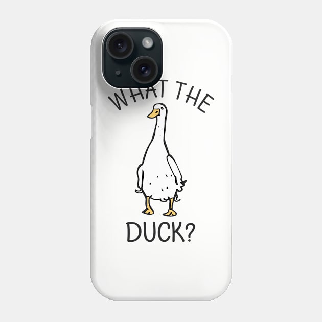 What The Duck Phone Case by Three Meat Curry