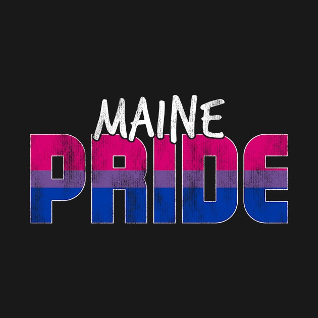 Maine Pride Bisexual Flag by wheedesign