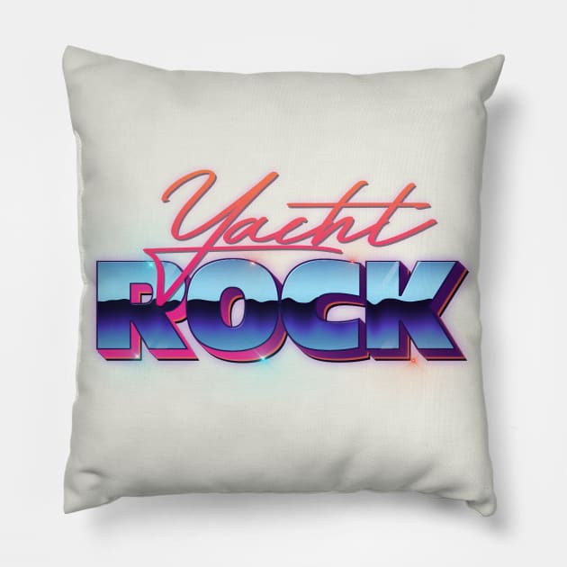 Yacht Rock / 80s Styled Design Pillow by DankFutura