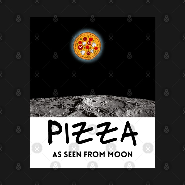 Pizza Night (in black) | Funny Pizza by Cosmic Story Designer