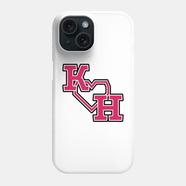 King of Hearts Varsity Phone Case by The Smudge