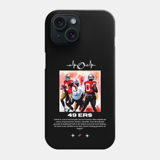 49 ers graphic design, funny 49 ers victor illustration design Phone Case