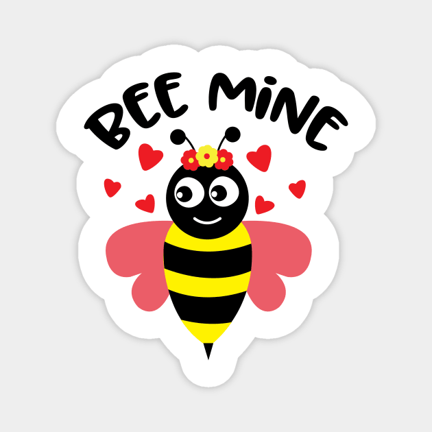 BEE MINE Magnet by Inkrafty