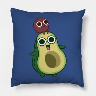 Happy avocado mother Pillow