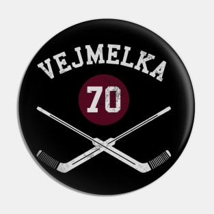 Karel Vejmelka Arizona Goalie Sticks Pin